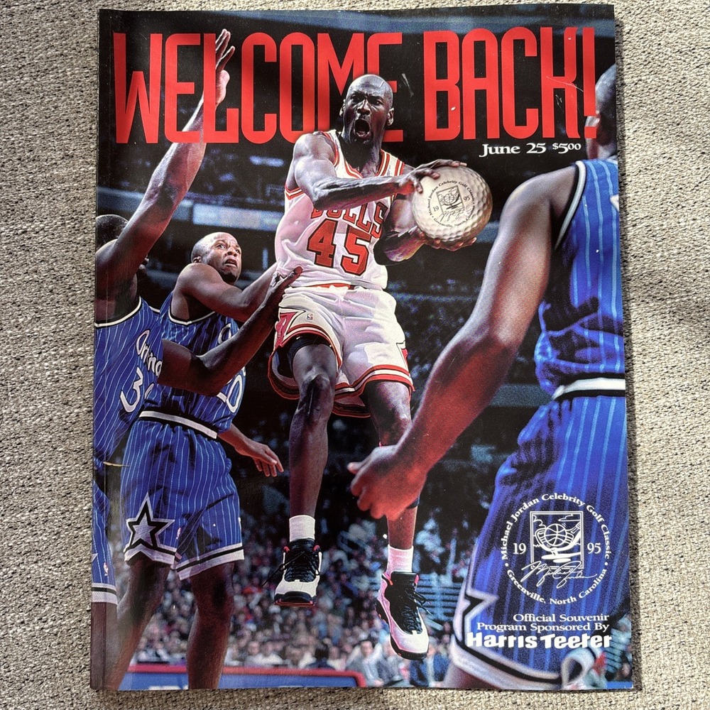 Michael Jordan 1995 Celebrity Golf Invitational Program North Carolina‎